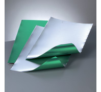 Αλουμίνιο Χρωματιστό Πάχους 0,15mm 20X30cm Πράσινο/Ασημί