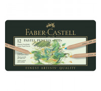 Σετ Μολύβια Παστέλ Pitt Pastel 12τεμ Faber Castell