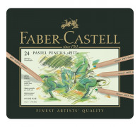 Σετ Μολύβια Παστέλ Pitt Pastel 24τεμ Faber Castell