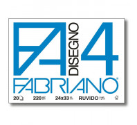 Μπλοκ Fabriano4 24x33cm 220gr 20φυλλο Ruvido (Matte) Fabriano
