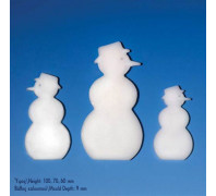 Καλούπι Διακοσμητικών 3τεμ Χιονάνθρωπος