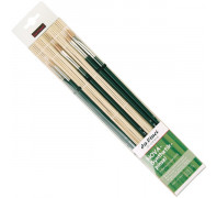 Σετ Με 5 Πινέλα NOVA Για Λάδι/Ακρυλικό σε Θήκη Bamboo Da Vinci