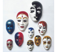Καλούπι Venetian Mini Masks 10τμχ - Glorex