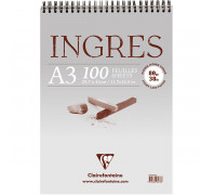 Μπλοκ Ingres Α3 29,7x42cm 80g 100φυλλο Clairefontaine Rhodia
