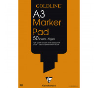 Μπλοκ Marker Goldline A3 29,7x42cm 70g 50φ. Clairefontaine Rhodia