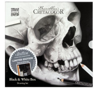 Μολύβια Σετ Black & White Skull Edition Box 25τεμ Cretacolor