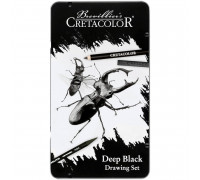 Σετ Σχεδίου-Σκίτσου Deeep Black 10τεμ. Cretacolor