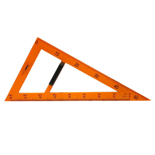 Τρίγωνο Πίνακα με Λαβή Ορθογώνιο Σκαληνό 50cm (90°-60°-30°) Πλαστικό