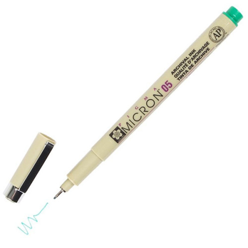 Μαρκαδόρος Micron Pigma Green 05 0,45mm Sakura Μαρκαδόρος Micron Pigma Green 05 0,45mm Sakura
