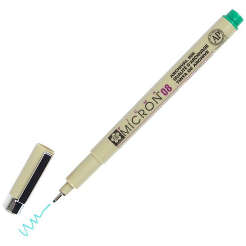 Μαρκαδόρος Micron Pigma Green 08 0,50mm Sakura Μαρκαδόρος Micron Pigma Green 08 0,50mm Sakura