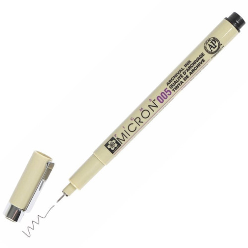 Μαρκαδόρος Micron Pigma Black 005 0,20mm Sakura Μαρκαδόρος Micron Pigma Black 005 0,20mm Sakura