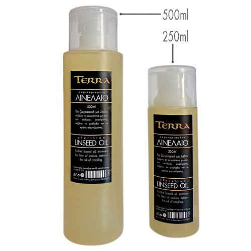 Λινέλαιο Ραφιναρισμένο 250ml Terra Λινέλαιο Ραφιναρισμένο 250ml Terra