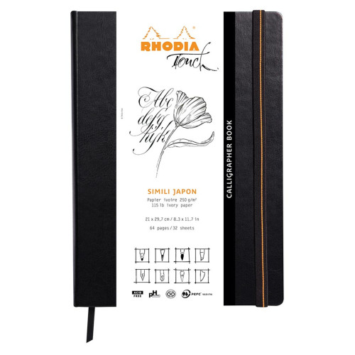 Μπλοκ Calligrapher Book Simili Japon 21x29,7cm 250g 32φ Rhodia Μπλοκ Calligrapher Book Simili Japon 21x29,7cm 250g 32φ Rhodia