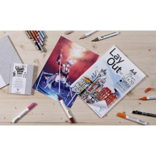 Μπλοκ Marker Lay Out A4 21x29,7cm 75g 70φ. Clairefontaine Rhodia Μπλοκ Marker Lay Out A4 21x29,7cm 75g 70φ. Clairefontaine Rhodia