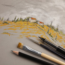 Μπλοκ Mixed Media Paint`ON Gray 14,8x21cm 30φ 250g Clairefontaine Μπλοκ Mixed Media Paint`ON Gray 14,8x21cm 30φ 250g Clairefontaine
