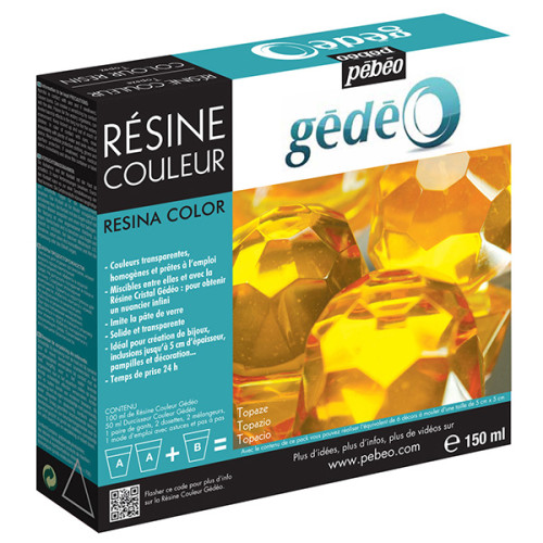 Ρητίνη Χύτευσης 150ml Colour Resin Topaz Pebeo Ρητίνη Χύτευσης 150ml Colour Resin Topaz Pebeo