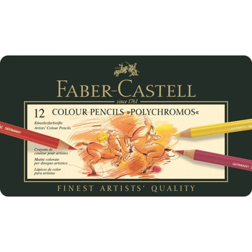 Σετ Μολύβια Polychromos 12τεμ Faber Castell Σετ Μολύβια Polychromos 12τεμ Faber Castell