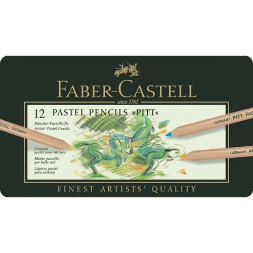 Σετ Μολύβια Παστέλ Pitt Pastel 12τεμ Faber Castell Σετ Μολύβια Παστέλ Pitt Pastel 12τεμ Faber Castell