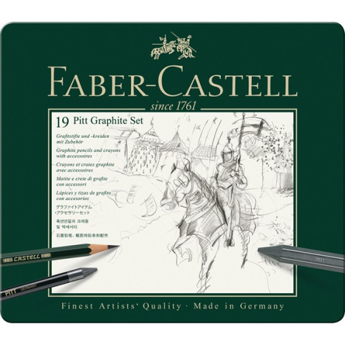 Σετ Pitt Graphite 19τεμ. 112973 Faber Castell Σετ Pitt Graphite 19τεμ. 112973 Faber Castell