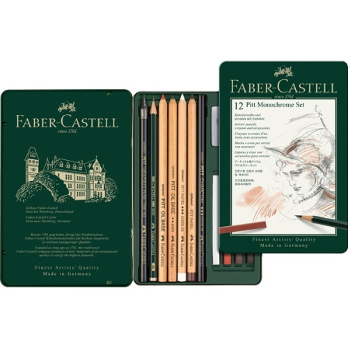 Σετ Pitt Monochrome 12τεμ 112975 Faber Castell Σετ Pitt Monochrome 12τεμ 112975 Faber Castell