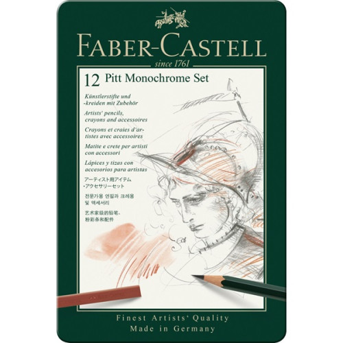 Σετ Pitt Monochrome 12τεμ 112975 Faber Castell Σετ Pitt Monochrome 12τεμ 112975 Faber Castell