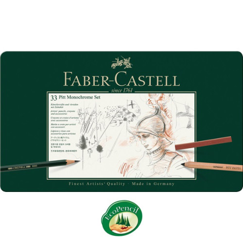 Σετ Pitt Monochrome 33τεμ 112977 Faber Castell Σετ Pitt Monochrome 33τεμ 112977 Faber Castell
