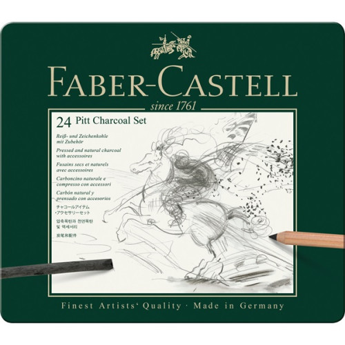 Σετ Pitt Charcoal 24τεμ 112978 Faber Castell Σετ Pitt Charcoal 24τεμ 112978 Faber Castell