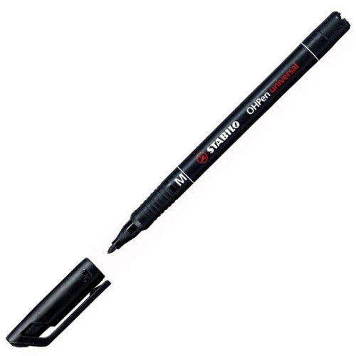 Μαρκαδόρος OHPen Universal M Black Stabilo Μαρκαδόρος OHPen Universal M Black Stabilo
