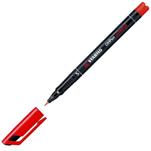 Μαρκαδόρος OHPen Universal S Red Stabilo Μαρκαδόρος OHPen Universal S Red Stabilo