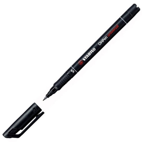 Μαρκαδόρος OHPen Universal S Black Stabilo Μαρκαδόρος OHPen Universal S Black Stabilo