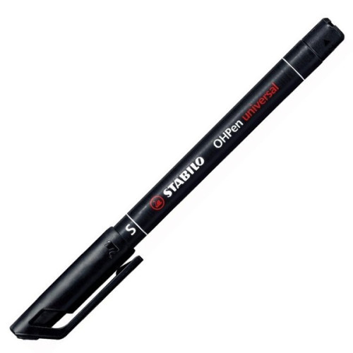 Μαρκαδόρος OHPen Universal S Black Stabilo Μαρκαδόρος OHPen Universal S Black Stabilo