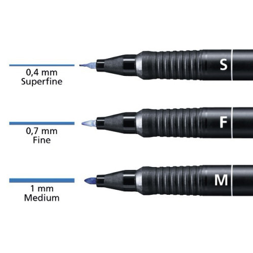 Μαρκαδόρος OHPen Universal S Black Stabilo Μαρκαδόρος OHPen Universal S Black Stabilo