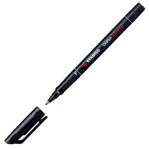 Μαρκαδόρος OHPen Universal F Black Stabilo Μαρκαδόρος OHPen Universal F Black Stabilo