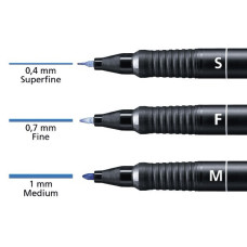 Μαρκαδόρος OHPen Universal F Black Stabilo Μαρκαδόρος OHPen Universal F Black Stabilo