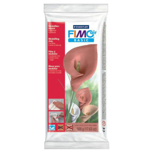 Πηλός Terracotta 500gr Basic Fimo