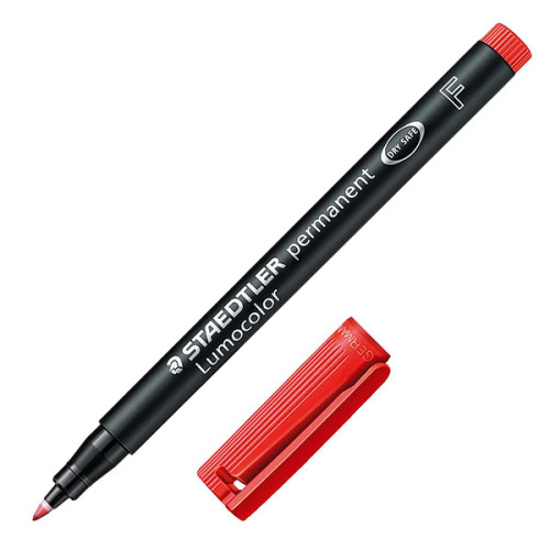 Μαρκαδόρος Lumocolor 318 F Red Staedler Μαρκαδόρος Lumocolor 318 F Red Staedler