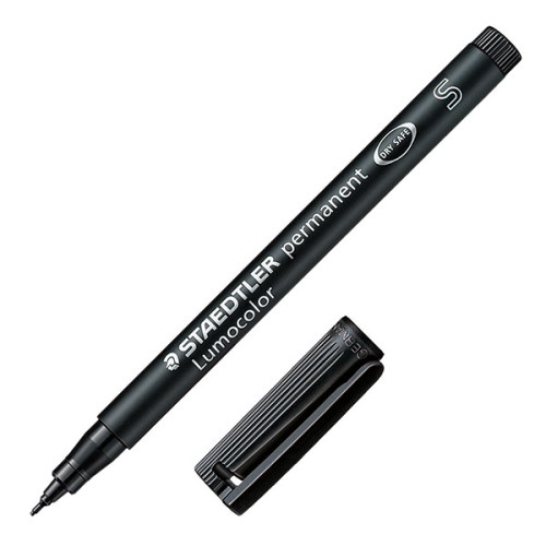 Μαρκαδόρος Lumocolor 313 S Black Staedler Μαρκαδόρος Lumocolor 313 S Black Staedler