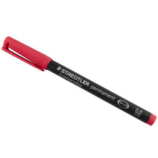 Μαρκαδόρος Lumocolor 317 M Red Staedler Μαρκαδόρος Lumocolor 317 M Red Staedler