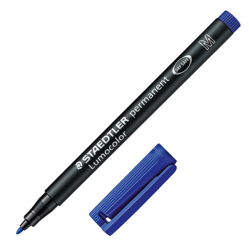 Μαρκαδόρος Lumocolor 317 M Blue Staedler Μαρκαδόρος Lumocolor 317 M Blue Staedler