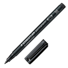 Μαρκαδόρος Lumocolor 317 M Black Staedler Μαρκαδόρος Lumocolor 317 M Black Staedler