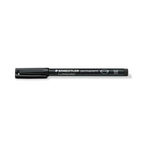 Μαρκαδόρος Lumocolor 317 M Black Staedler Μαρκαδόρος Lumocolor 317 M Black Staedler