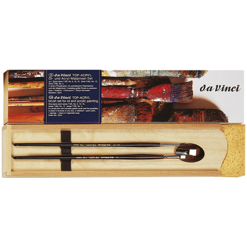 Σετ Με 8τεμ Top-Acryl Λάδι/Ακρυλικό Σε ξύλινο Κουτί Da Vinci Σετ Με 8τεμ Top-Acryl Λάδι/Ακρυλικό Σε ξύλινο Κουτί Da Vinci