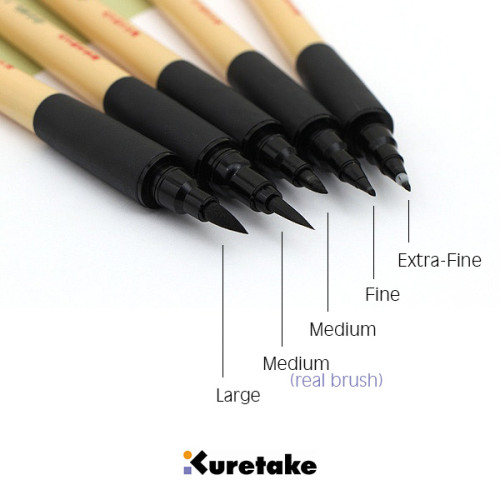 Μαρκαδόρος Bimoji Fude Pen Fine Kuretake Μαρκαδόρος Bimoji Fude Pen Fine Kuretake