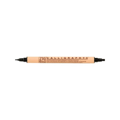 Μαρκαδόρος Double Sided Calligraphy II Black Kuretake Μαρκαδόρος Double Sided Calligraphy II Black Kuretake