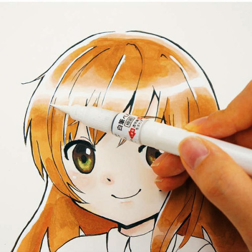 Μελάνι Ανταλλακτικό Για Brush Pen/Cartoonist White Zig Kuretake Μελάνι Ανταλλακτικό Για Brush Pen/Cartoonist White Zig Kuretake