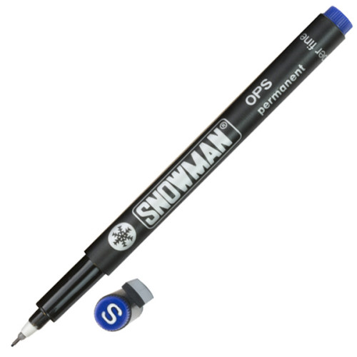 Μαρκαδόρος OHP S 0,4mm Blue Snowman Μαρκαδόρος OHP S 0,4mm Blue Snowman