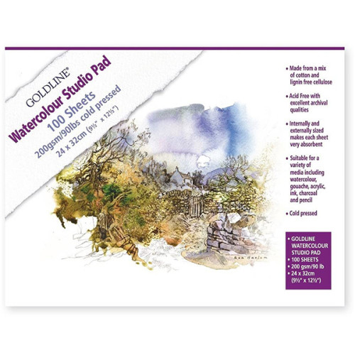 Μπλοκ Goldline 24x32cm 200gr CP-GF 100φυλλο Clairefontaine Μπλοκ Goldline 24x32cm 200gr CP-GF 100φυλλο Clairefontaine