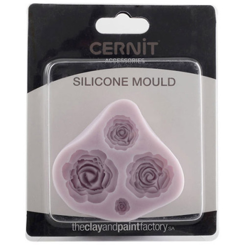 Καλούπι Σιλικόνης Roses 7x7cm Cernit Καλούπι Σιλικόνης Roses 7x7cm Cernit