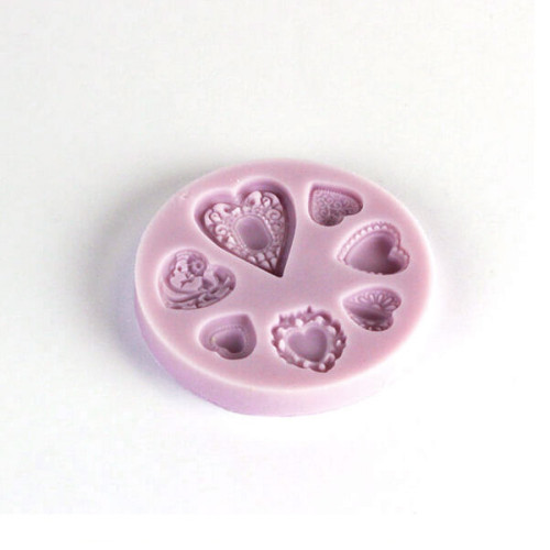 Καλούπι Σιλικόνης Hearts 7cm Cernit Καλούπι Σιλικόνης Hearts 7cm Cernit