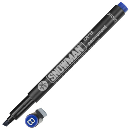 Μαρκαδόρος OHP B 0,5-3mm Blue Snowman Μαρκαδόρος OHP B 0,5-3mm Blue Snowman